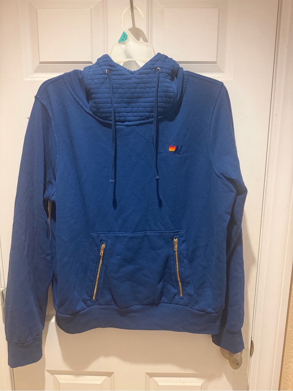 Aviator Nation Ninja Hoodie- Blue- unisex-XL